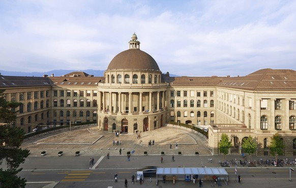 ETH Zürich, Zentrum, Hauptgebäude HG, Haupteingang, Rämistrasse