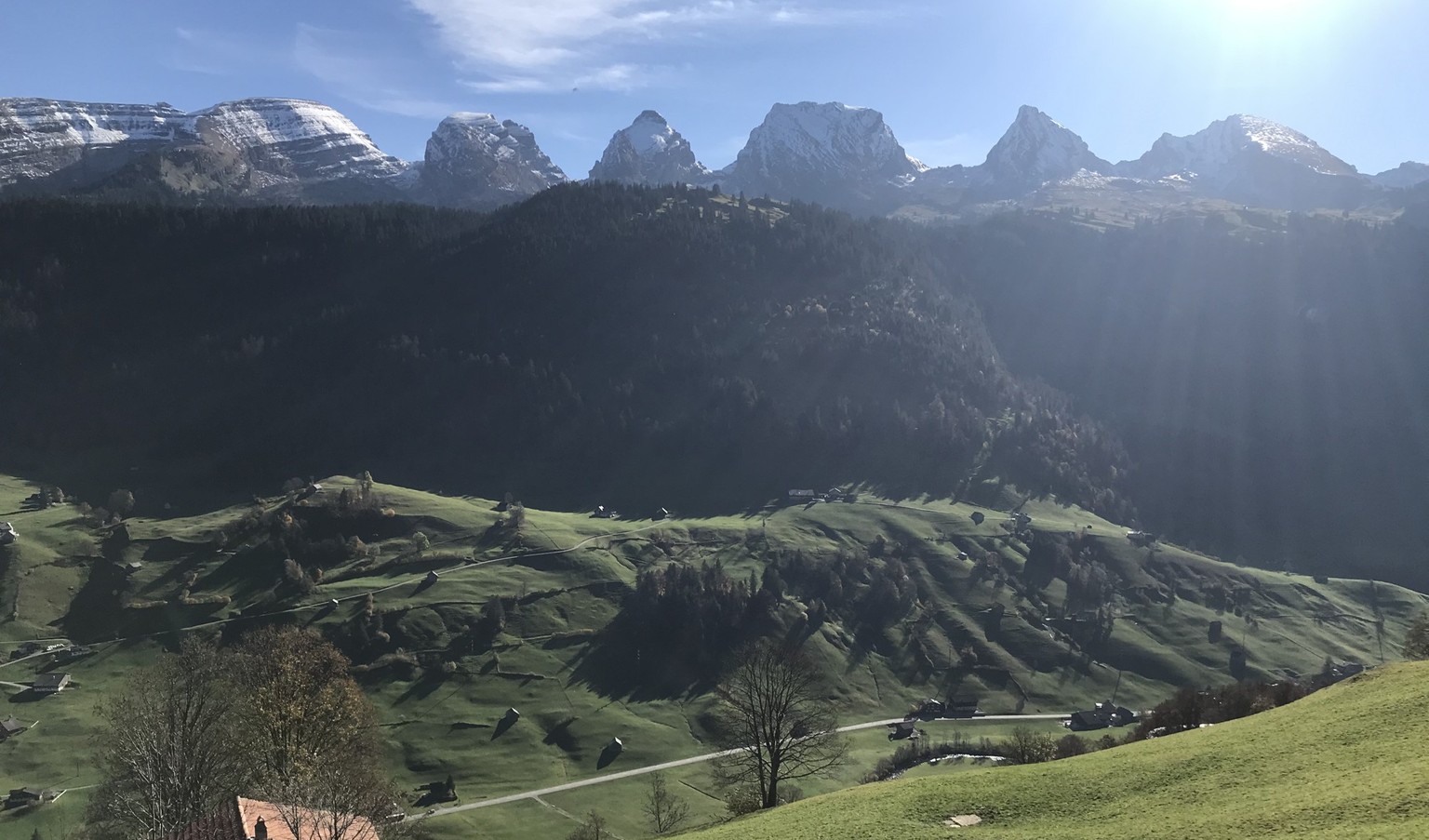 Velotour im goldenen Oktober: An den Gräppelensee, vorbei an den Churfirsten