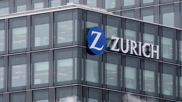 ARCHIVBILD ZUR BILANZ DER ZURICH VERSICHERUNG IM DRITTEN QUARTAL 2020, AM DONNERSTAG, 12. NOVEMBER 2020 - The building of the company Zurich Versicherung, taken on Thursday, February 8 2018, in Zurich ...
