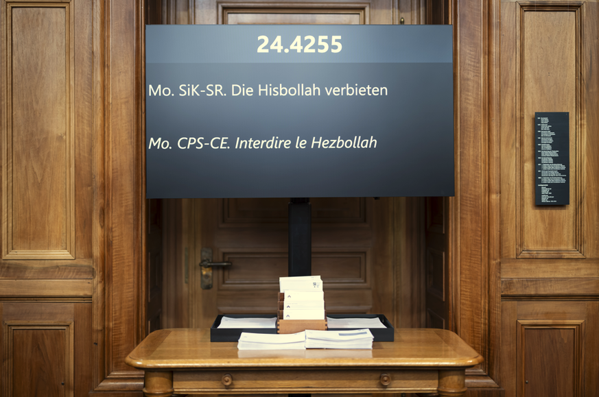Hisbollah Verbot Ständerat