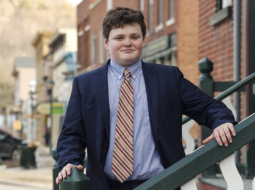 This undated photo provided by the Ethan 2018 Campaign shows Ethan Sonneborn, of Bristol, Vt., who is one of the four Vermont Democrats seeking the party nomination to run for governor in the Tuesday, ...