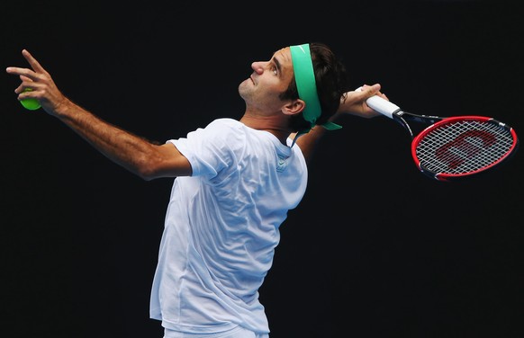 Harte Aufgabe auch für den Maestro in Melbourne: Roger Federer könnte in der zweiten Runde auf Dolgopolow treffen.<br data-editable="remove">