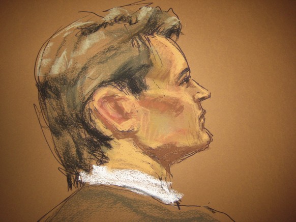 Ross William Ulbricht vo Gericht.