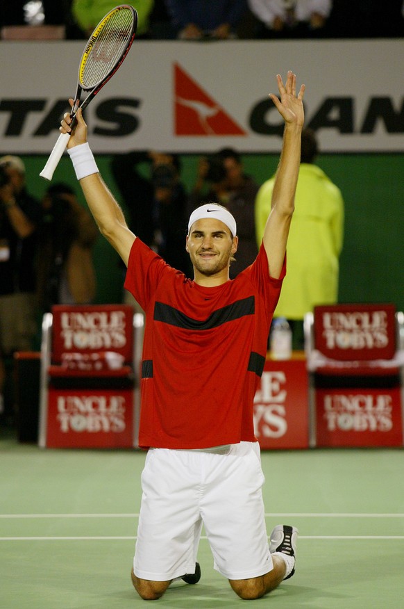 Der Moment, in dem Roger Federer erstmals die Weltnummer 1 wurde.