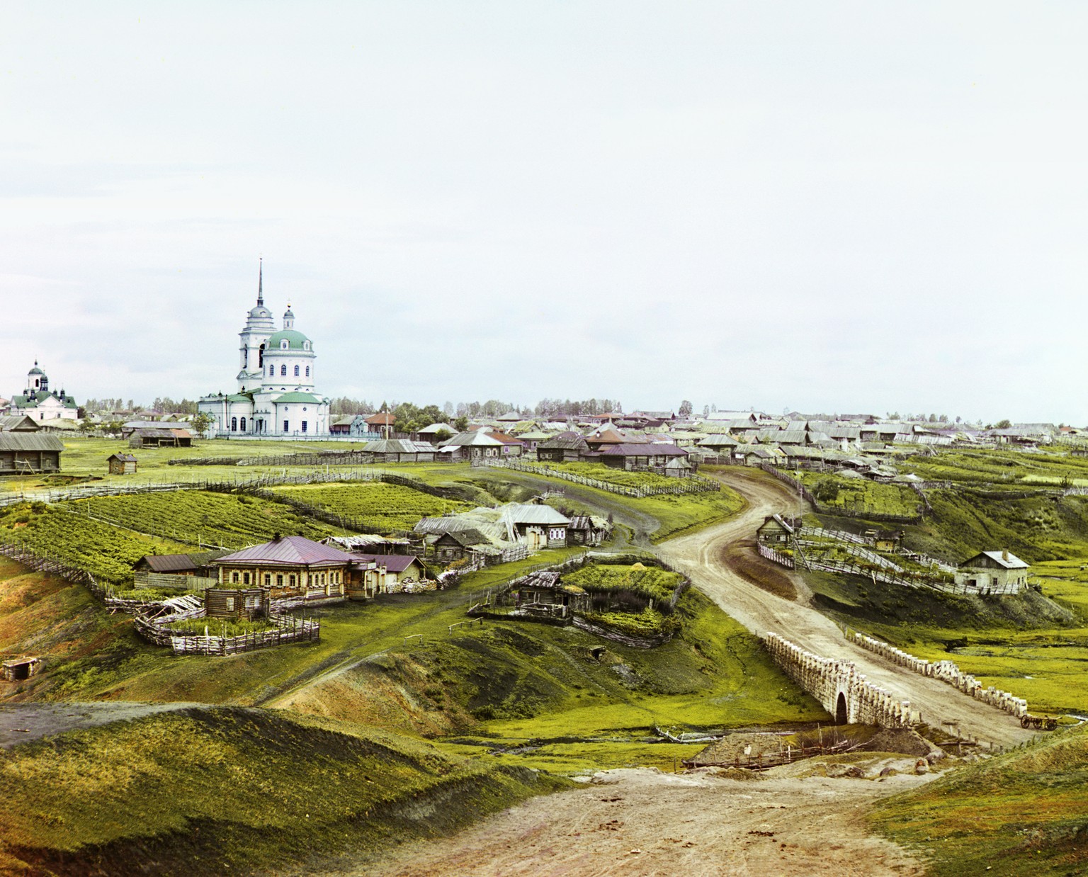 Das Dorf Kolchedan im südlichen Ural.