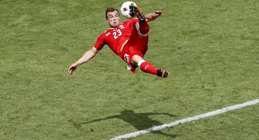 Und gleich nochmals der fliegende Shaqiri: Sein EM-Tor ist doch das Schönste, wie Experten wissen