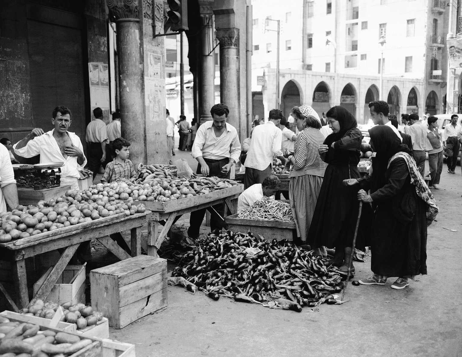 Gemüsemarkt (23.07.1958).