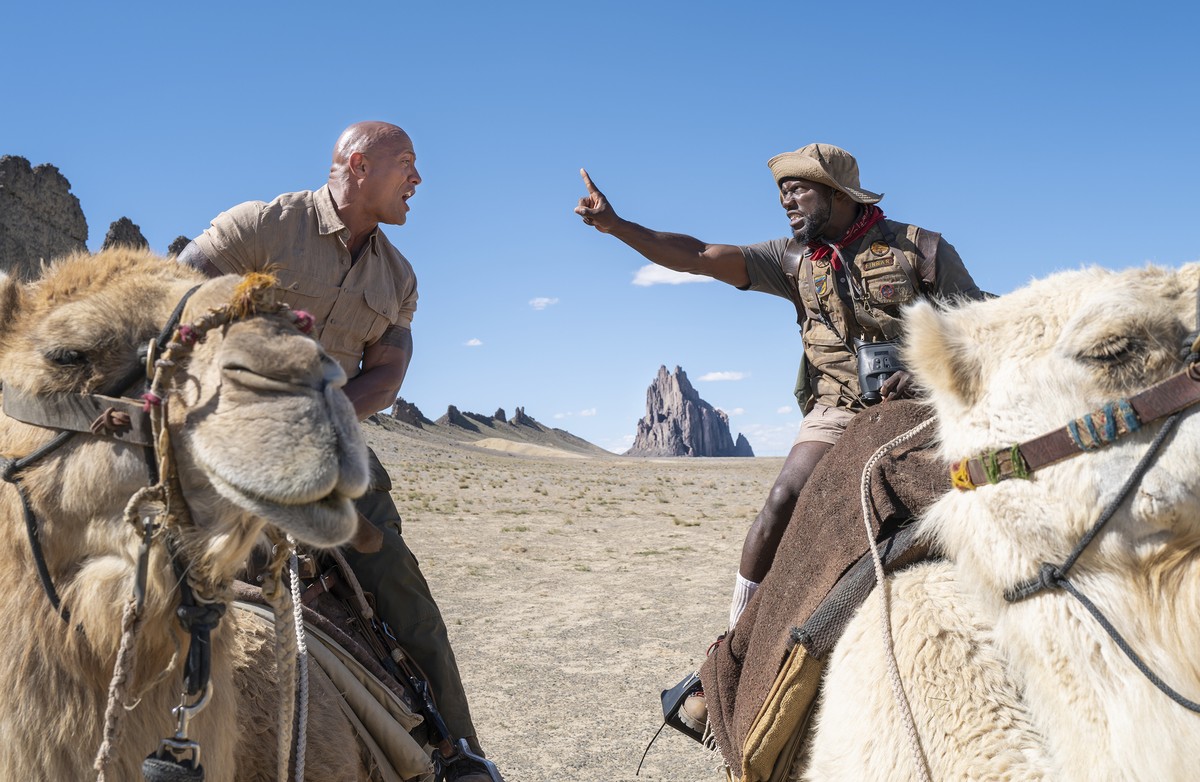 Nick Jonas, Kevin Hart and Karen Gillan star in Jumanji: The Next Level