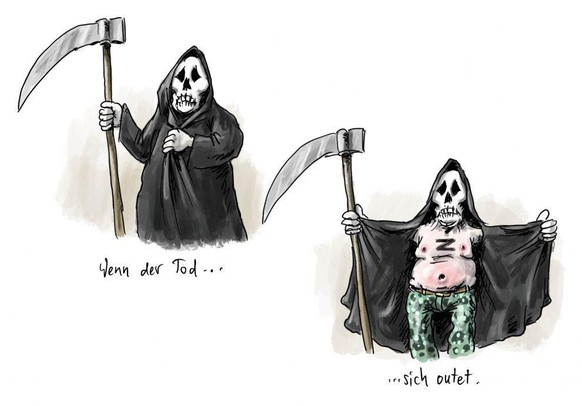 29 Karikaturen, die perfekt zeigen, wie sich Putin in der Ukraine verzockt hat\nSein wahres Gesicht.