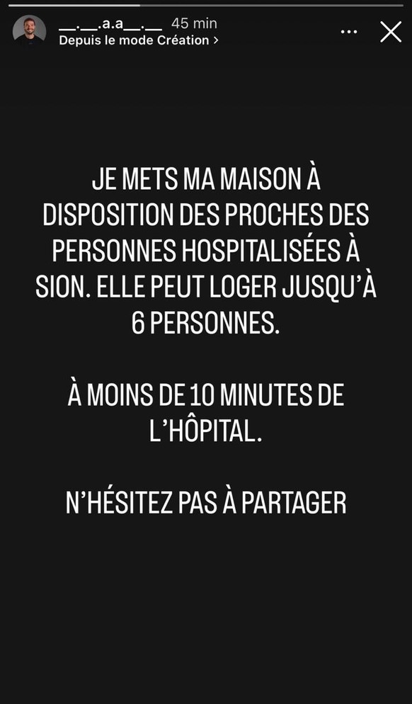 Antille stellt sein Haus, das sechs Personen Platz biete, den Angehörigen zu Verfügung.