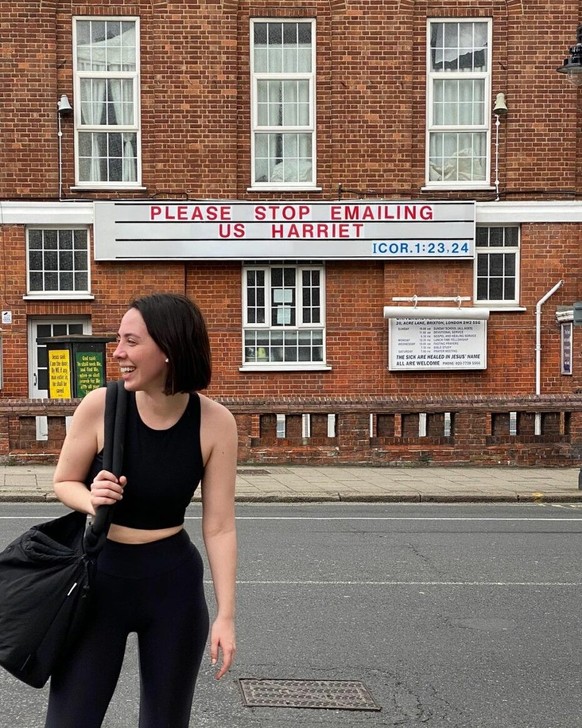 harriet richardson stop emailing us kirche london england https://www.instagram.com/hatsrichardson/