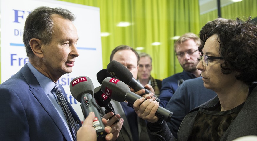 Am 15. Dezember 2015 erklärt Philipp Müller seinen Rücktritt als Präsident der FDP Schweiz.