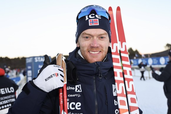 Start of the season Biathlon Geilo Geilo 20251116. Sivert Guttorm Bakken after the mass start during the season opening for the biathlon team at Geilo. Photo: Geir Olsen / NTB Geilo Norway EDITORIAL U ...