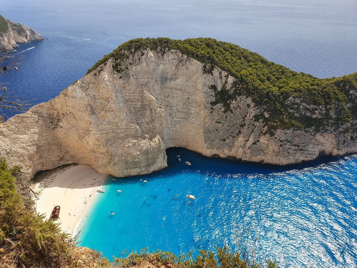 Der berühmte «Schiffswrack Strand» auf Zakynthos