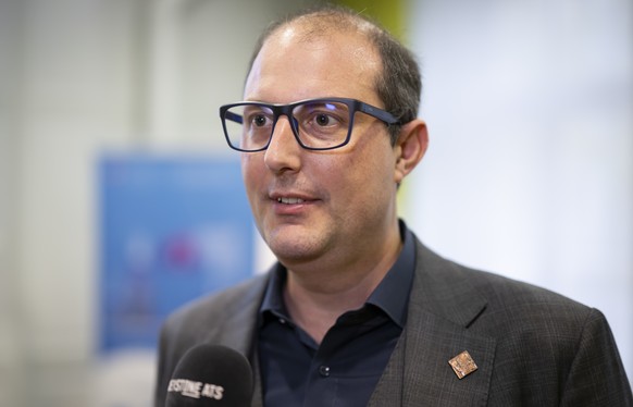 Florian Schuetz, Direktor Bundesamt fuer Cybersicherheit, im Interview kurz vor einer Medien-Fachgespraech ueber der Rueckblick und Ausblick auf die neue Struktur des Bundesamts fuer Cybersicherheit,  ...