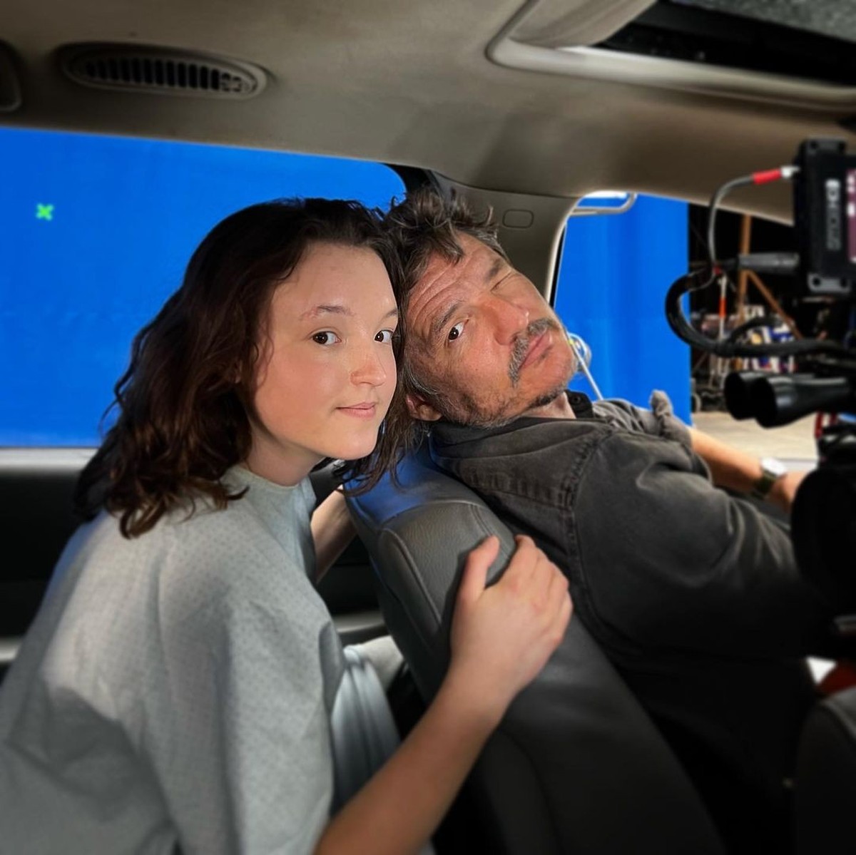 L'iconique duo, en plein tournage du dernier épisode.