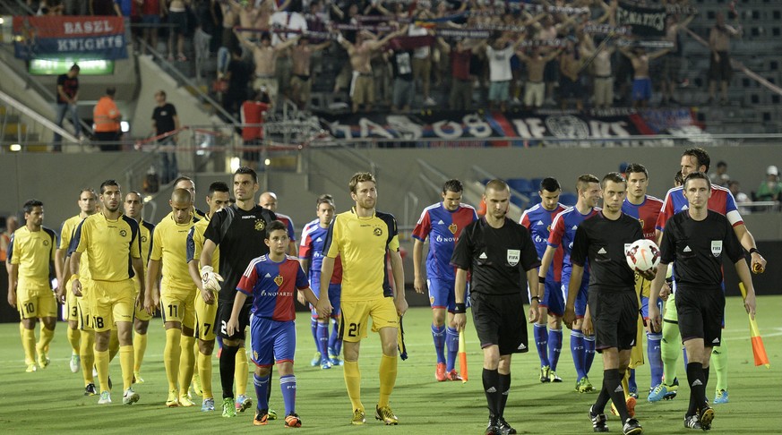 Maccabi Tel Aviv – FC Basel im August 2013. Viele Spieler von damals sind nicht mehr im FCB-Kader.