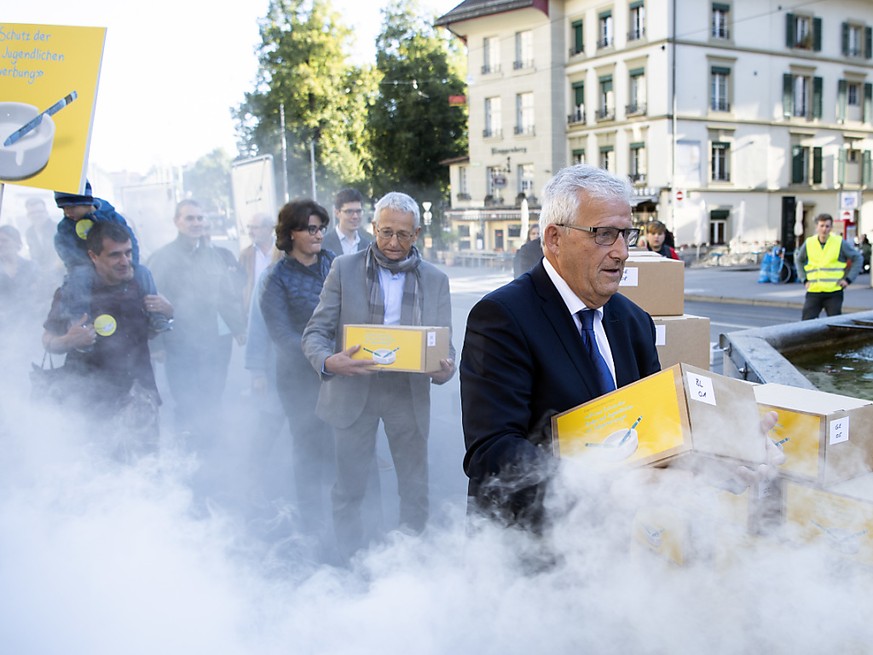 110&#039;000 Unterschriften für den Schutz von Kindern und Jugendlichen vor Tabakwerbung: Der Bundesrat lehnt die Initiative zwar ab, unterstützt deren Ziele aber weitgehend. (Archivbild)