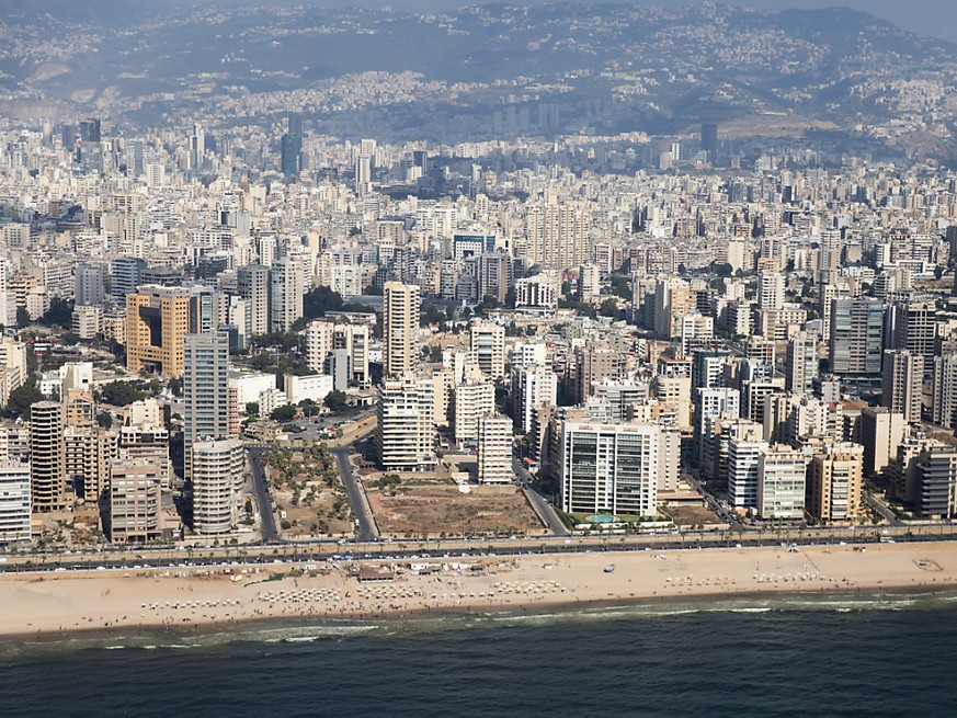 Beirut von oben.