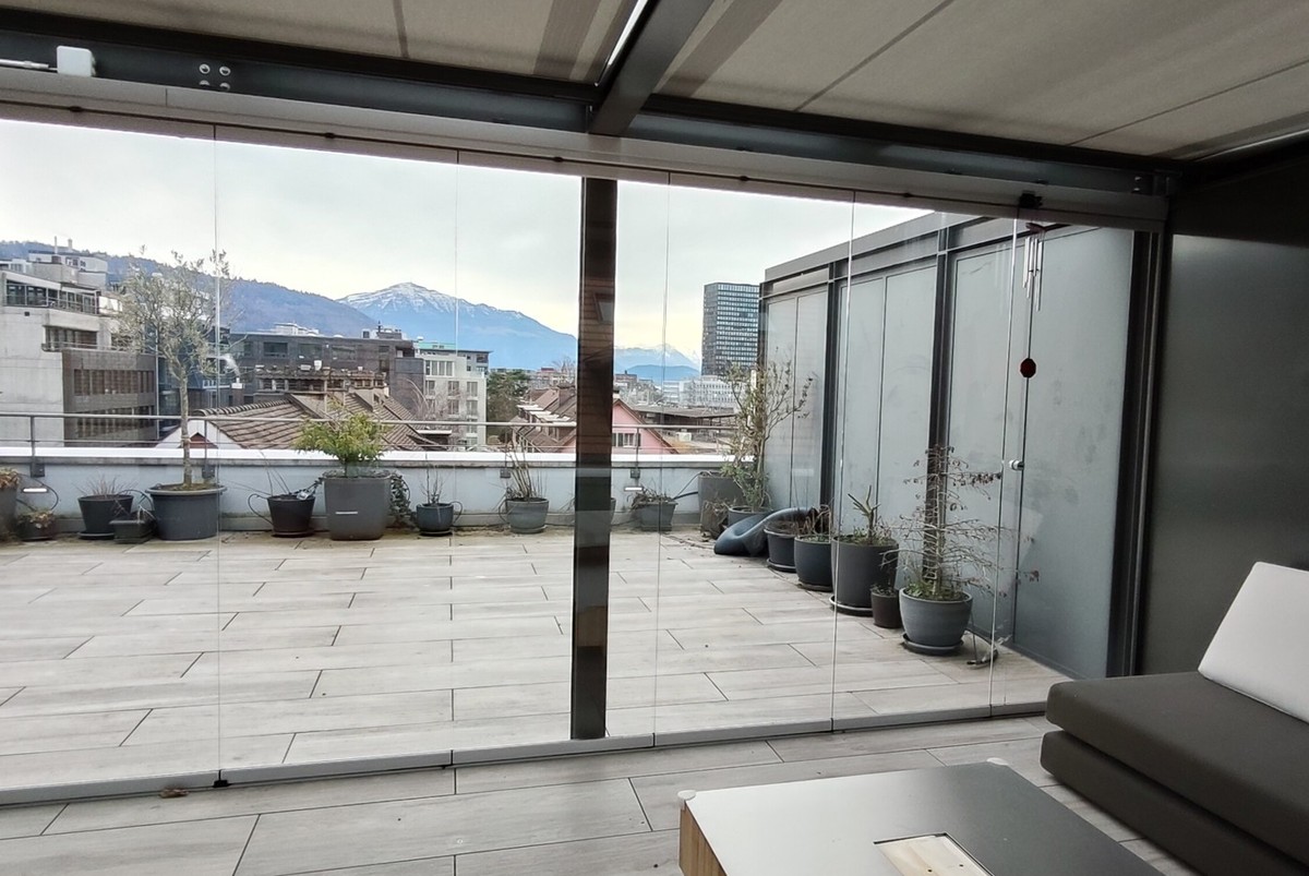 Wohnen ist Luxus-Serie: Wohnungsbesichtigung einer teueren Wohnung in der Stadt Zug für 7'700 Franken Miete im Monat.