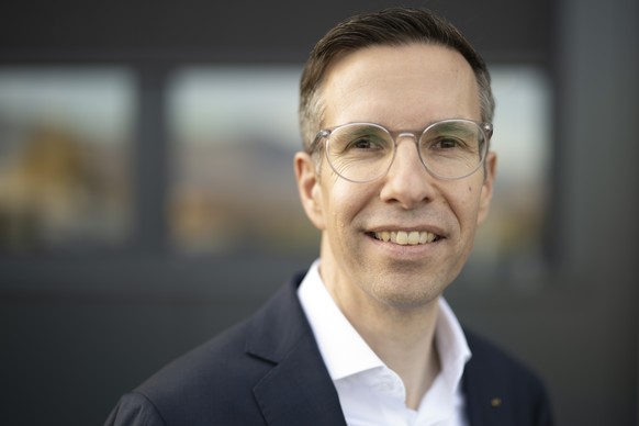 Stefan Regli, CEO von Postauto, aufgenommen bei der Praesentation von AmiGo von Postauto Schweiz, am Mittwoch, 5. November 2025, in Altstaetten. Das Fahrzeug wird von der chinesischen Firma Baidu Apol ...