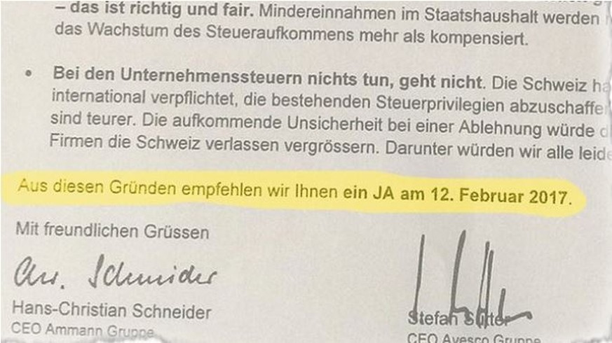 Der Brief der Ammann-Gruppe sorgt für Ärger bei den Gewerkschaften. Die darin verbreiteten Informationen seien irreführend, monieren sie.