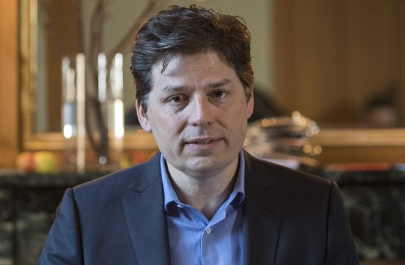 Thomas Haagensen, Commercial Director Nordeuropa, spricht bei einem Medienfruehstueck im Unternehmen Mitte in Basel am MIttwoch, 15. Februar 2017. easyJet ist die zweitgroesste Fluggesellschaft in der ...