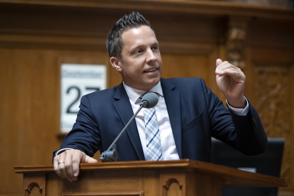 Christian Imark, SVP-SO, spricht an der Herbstsession der Eidgenoessischen Raete, am Donnerstag, 27. September 2018 im Nationalrat in Bern. (KEYSTONE/Anthony Anex)