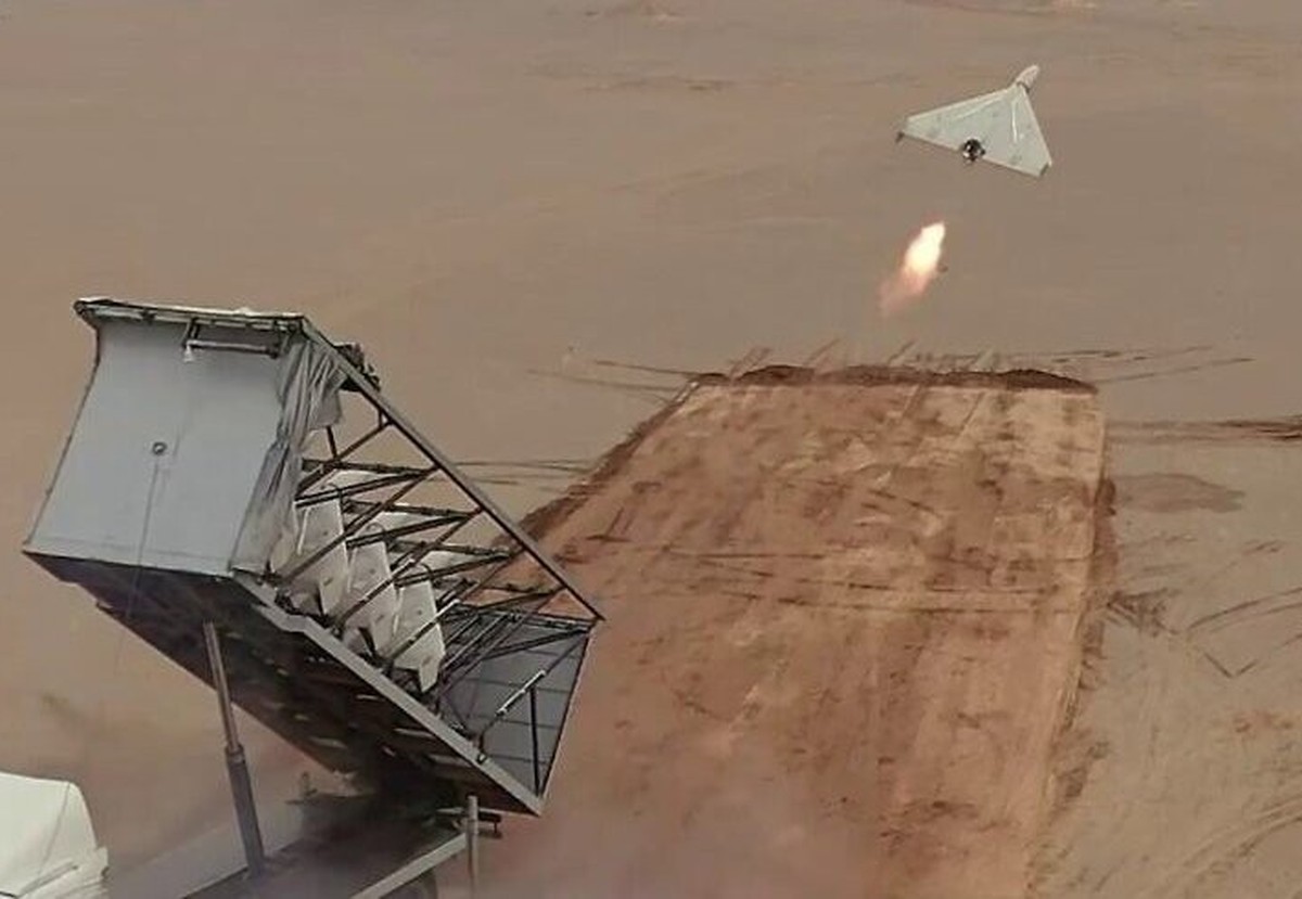 Un Shahed-136 iranien en action.