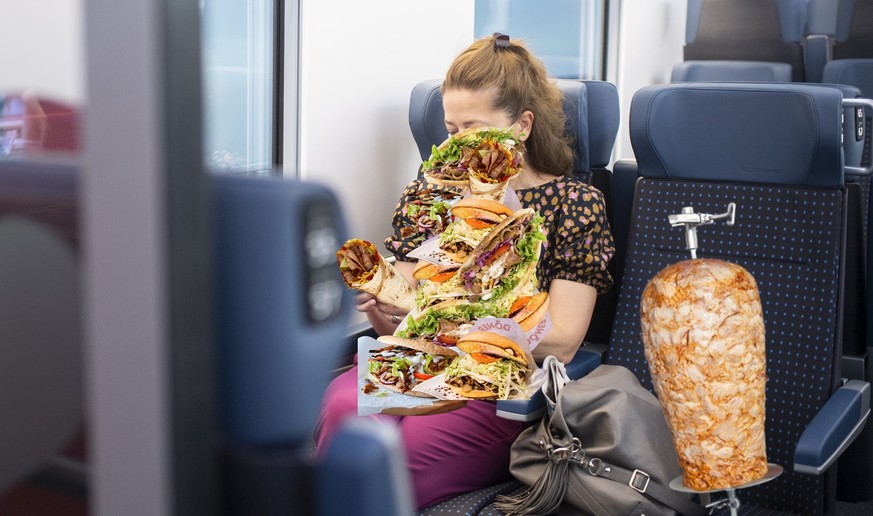 Doener im Zug Schweiz