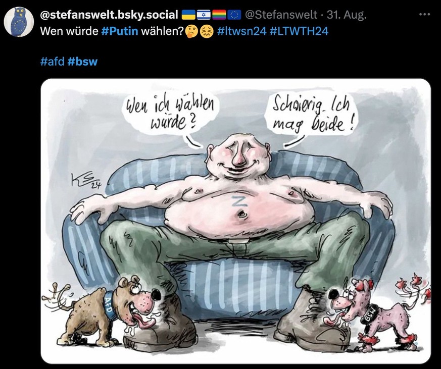 Putin-Karikatur