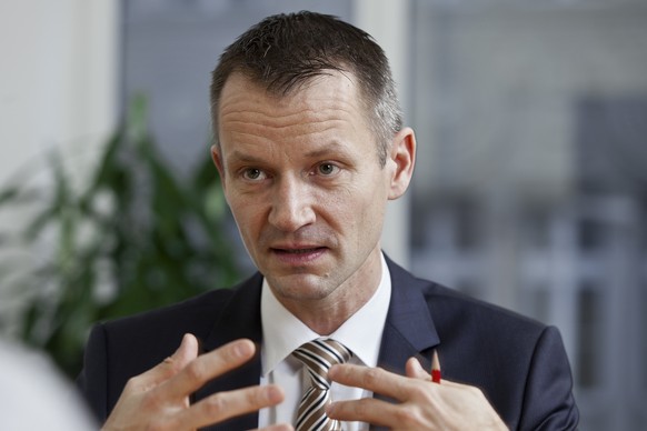 Daniel Kalt, UBS chief economist Switzerland, responsible for UBS Switzerland&#039;s research publications for private and corporate clients, pictured on January 5, 2012, in Zurich. Kalt regularly hol ...