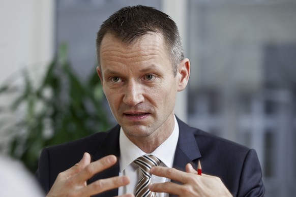 Daniel Kalt, UBS chief economist Switzerland, responsible for UBS Switzerland&#039;s research publications for private and corporate clients, pictured on January 5, 2012, in Zurich. Kalt regularly hol ...