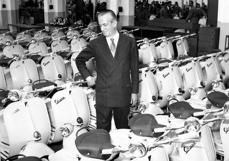 Enrico Piaggio can Vespe
Vespa, 1960s