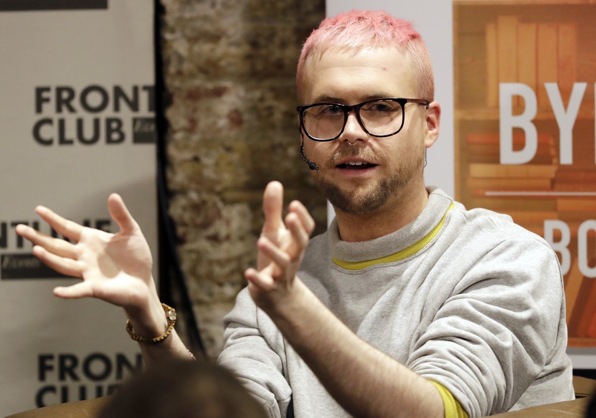 Chris Wylie, from Canada, who once worked for the UK-based political consulting firm Cambridge Analytica, gives a talk entitled "The Most Important Whistleblower Since Snowden: The Mind Behind Ca ...