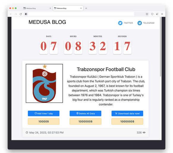 Der türkische Fussballclub Trabzonspor wurde angeblich gehackt. Die Ransomware-Bande Medusa hat auf ihrer Leak-Site im Darknet eine entsprechende Mitteilung veröffentlicht.