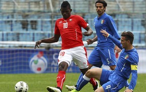 Embolo mit der U21 gegen Italien.&nbsp;