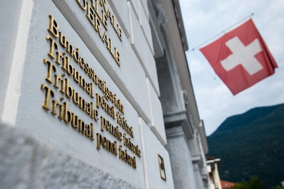 ARCHIVBILD ZUM BEGINN DES PROZESSES AM BUNDESSTRAFGERICHT - TAT MIT MUTMASSLICH ISLAMISTISCHEM HINTERGRUND --- Aussenansicht des Bundesstrafgerichts in Bellinzona, aufgenommen am Dienstag, 1. Septembe ...