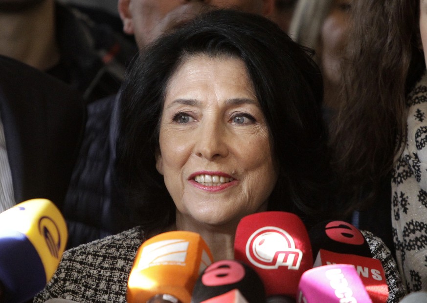 Salome Surabischwili wird die erste Präsidentin von Georgien