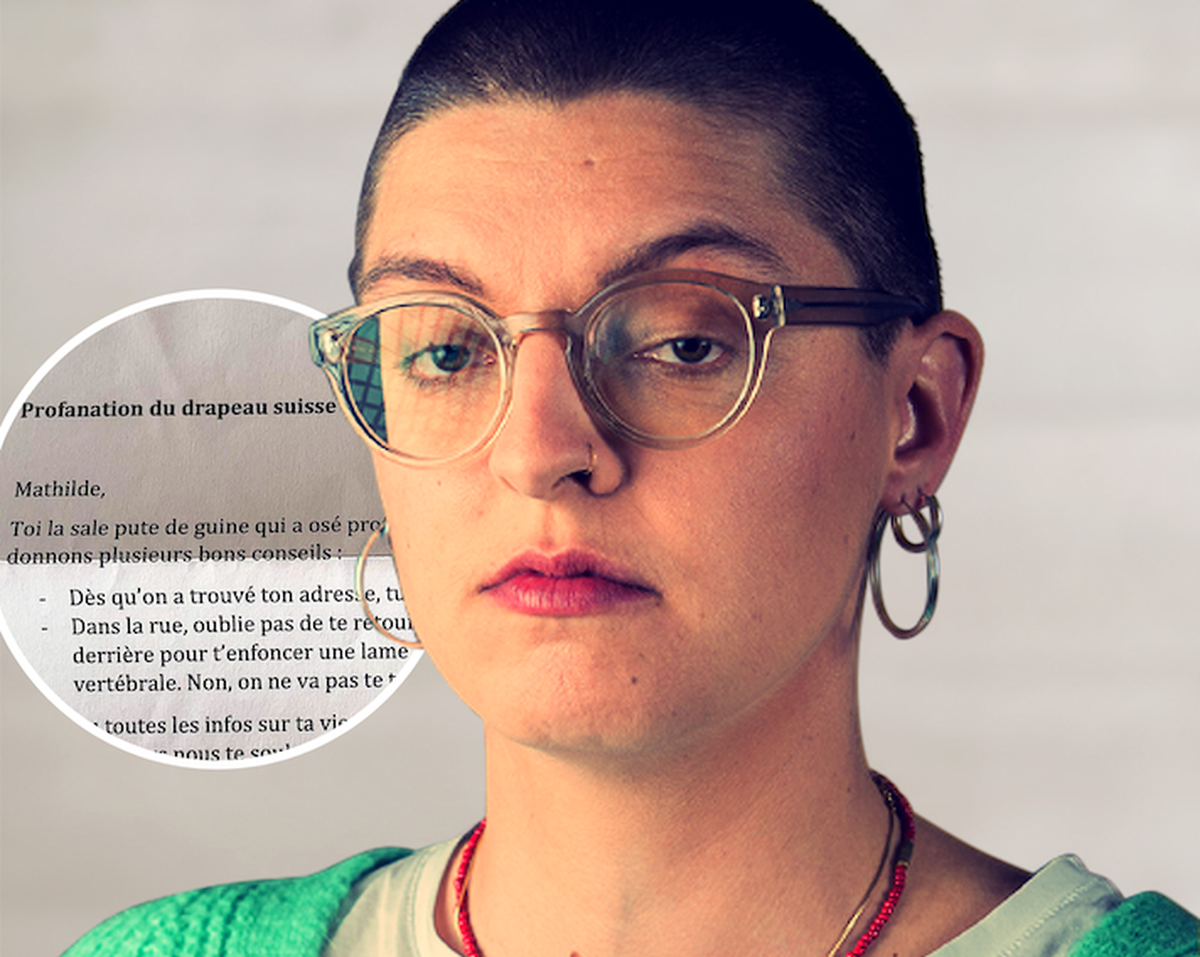 Mathilde Mottet s'exprime au sujet de la lettre de menaces qu'elle a reçu.