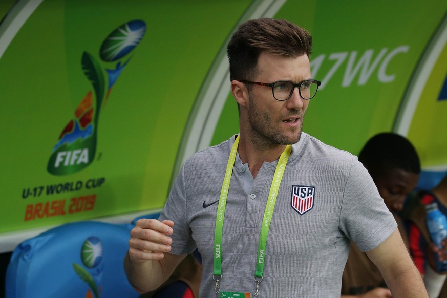 United States head coach Raphael Wicky before the FIFA U-17 World Cup Brazil 2019 Group D match between United States 1-4 Senegal at Estadio Kleber Andrade in Cariacica, Brazil, October 27, 2019. Noxt ...