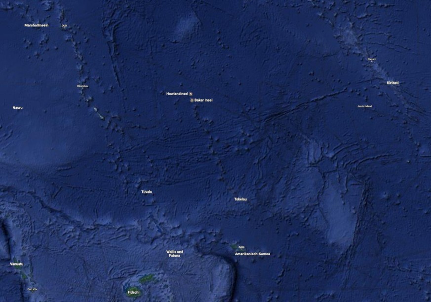 Bakerinsel Howlandinsel UTC -12 Zeitzonen