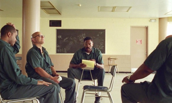 Sean San Jose and Colman Domingo in Sing Sing (2023)