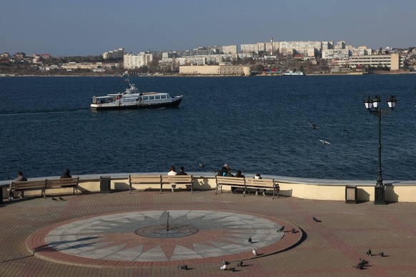 RUSSIA, REPUBLIC OF CRIMEA - MARCH 15, 2026: A view of the seafront in the Black Sea port city of Sevastopol Russia PUBLICATIONxINxGERxSUIxAUTxONLY - ZUMAt113 20260315_zaa_t113_418 Copyright: xMaximxC ...