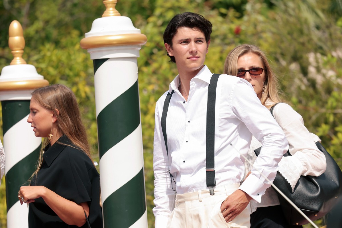 VENICE, ITALY - AUGUST 27: Count Nikolai of Monpezat is seen at Hotel Excelsior during the 82nd Venice International Film Festival on August 27, 2025 in Venice, Italy. (Photo by Jacopo Raule/FilmMagic ...