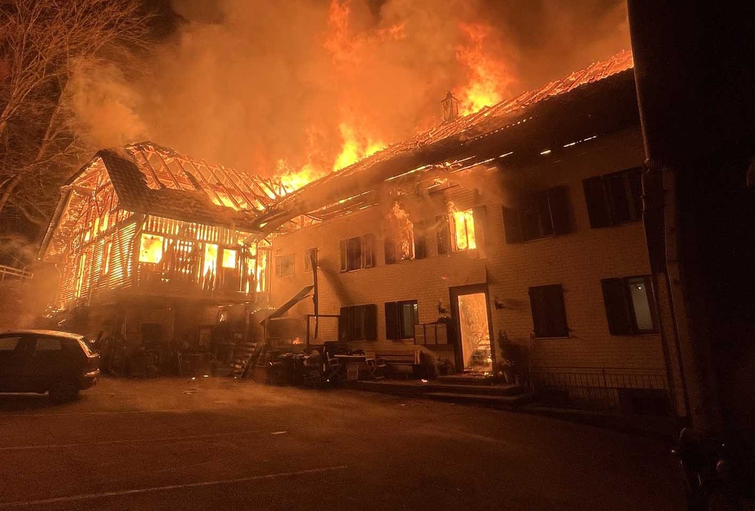 Brand Pfaffnau LU 18. März