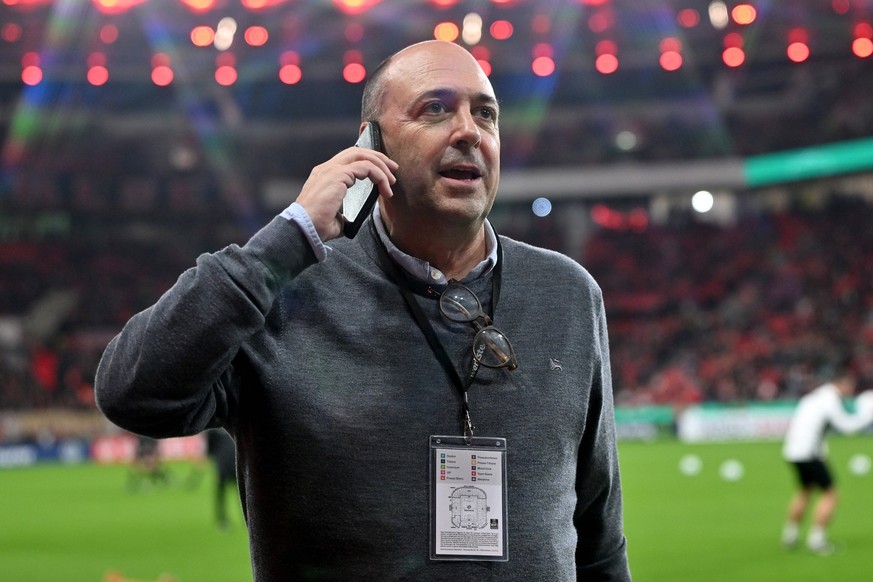 29.10.2024, xjrdrx, Fussball DFB Pokal 2.Runde, Bayer 04 Leverkusen - SV Elversberg emspor, v.l. Vorsitzender Geschaeftsfuehrung Fernando Carro de Prada Bayer Leverkusen DFL/DFB REGULATIONS PROHIBIT A ...