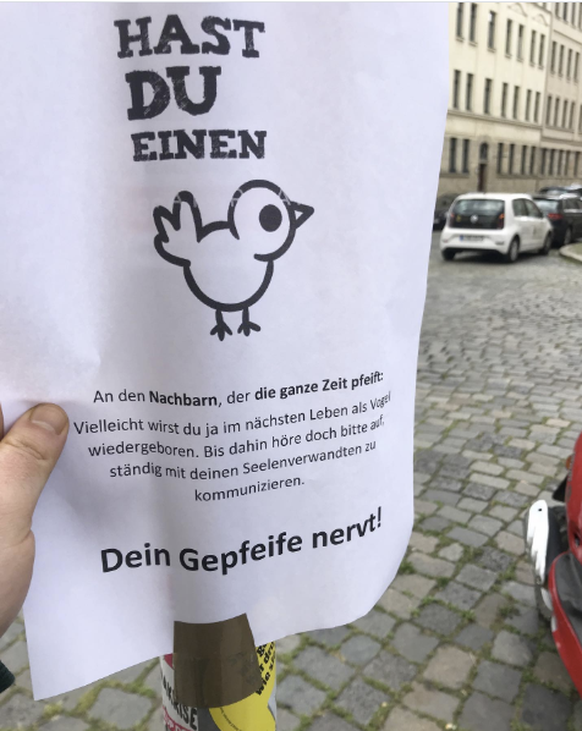 Zettel aus der Nachbarschaft