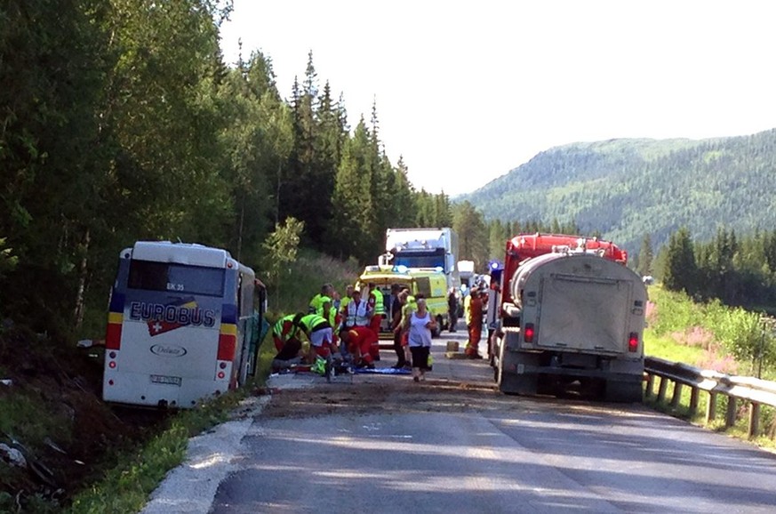 Vier Schweizer starben bei dem Unfall in Norwegen.
