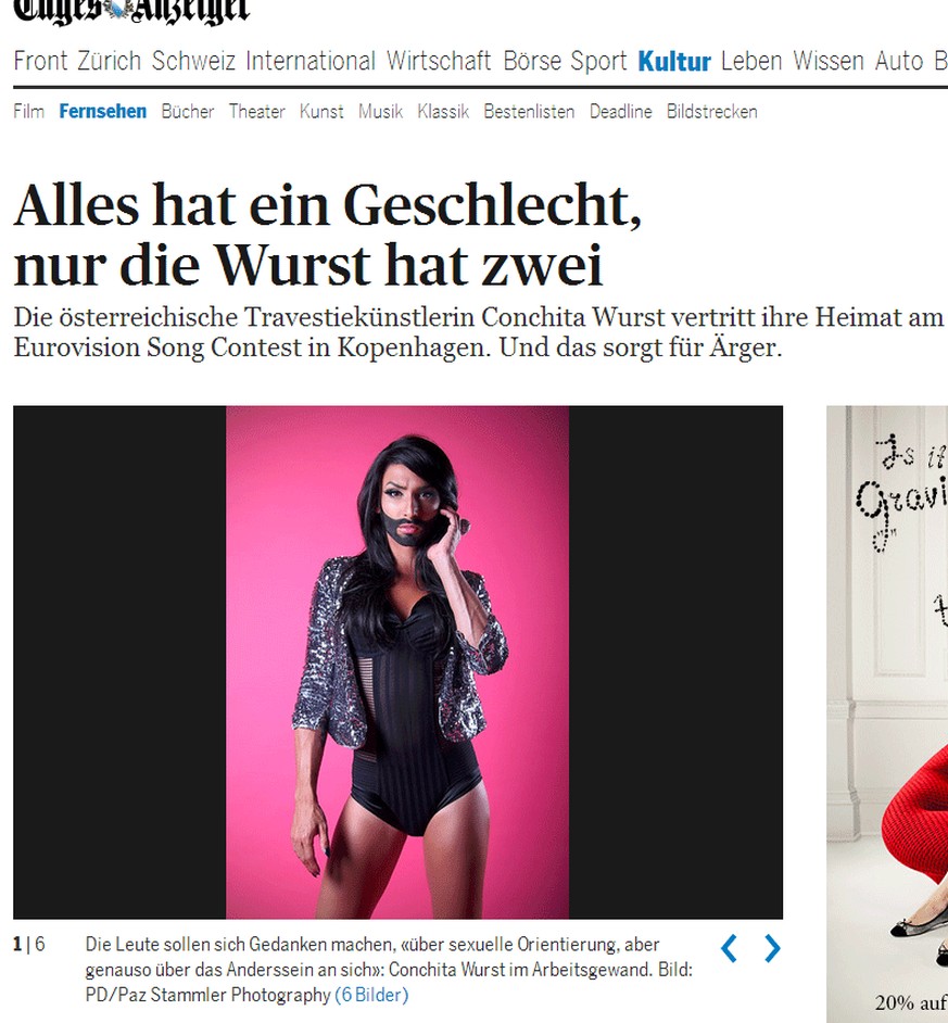 Screenshot:&nbsp;Tages-Anzeiger.